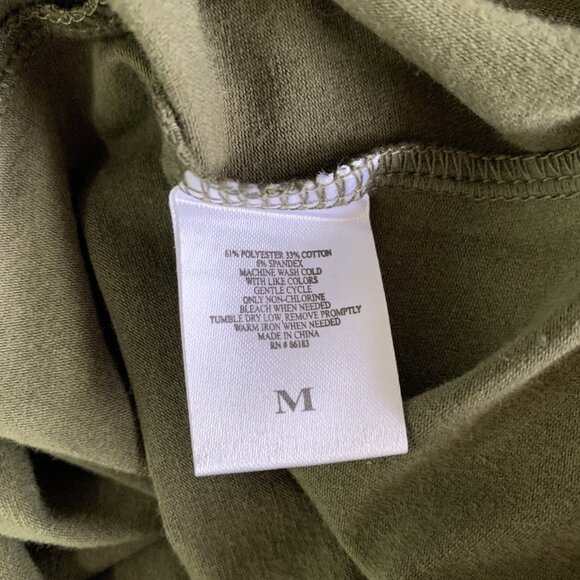 Capelli New York Dress Medium Green Short Sleeve NWT Work Party Retro - Picture 8 of 8
